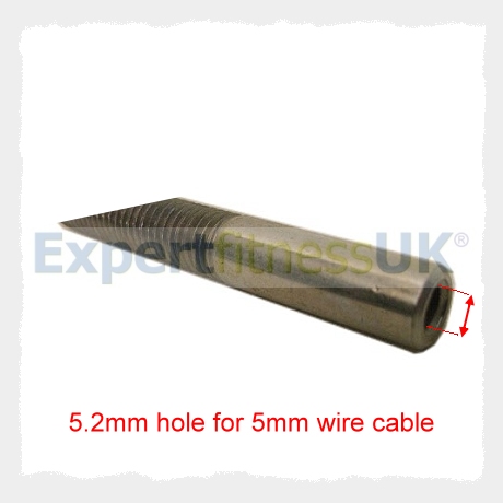 Gym Cable M8 x 70mm Threaded Swage End Stud (4.2mm / 5.2mm) image 3