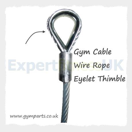 Gym Cable Wire Rope Eyelet (Thimble) image 4
