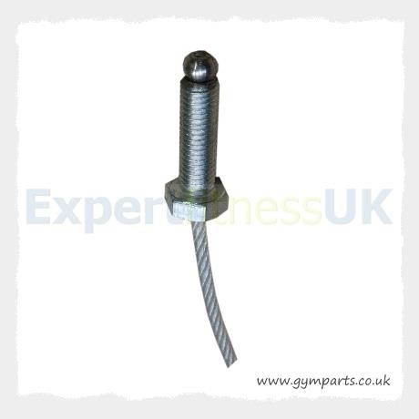 Gym Cable Wire Rope 1/2” x 1 1/2” BSW Hex Bolt image 3