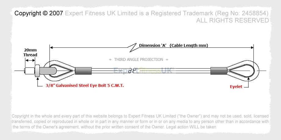 PowerSport 8 Station MultiGym Rowing Wire Rope S/Number L500 Onwards image 3