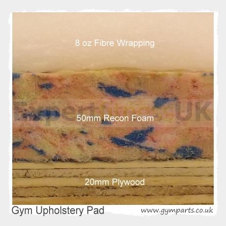 Gym Upholstery Foam Gym Grade 8lb (Recon) 50mm Thick image 2