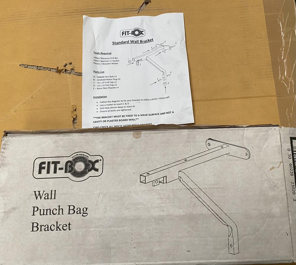 2ft Fixed Punch Bag Wall Bracket image 2