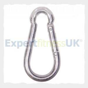 Gym Grade Carabiner Snap Hook M9 x 90mm Wire Rope Clip (COMMERCIAL GRADE)