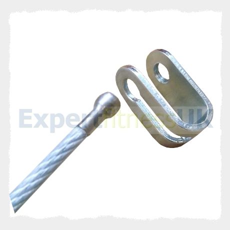 Gym Cable Wire Rope Removable U Bracket Swivel End (for 4mm wire) image 4